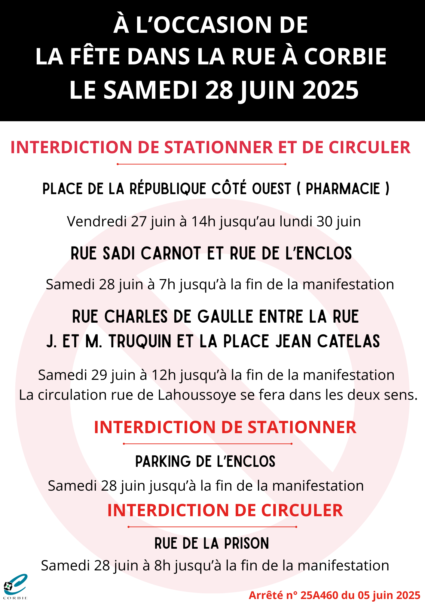 Arrêté FDR